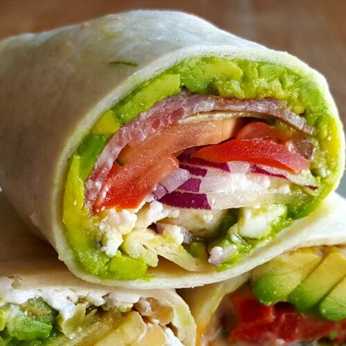 Mediterranean Veggie Wrap