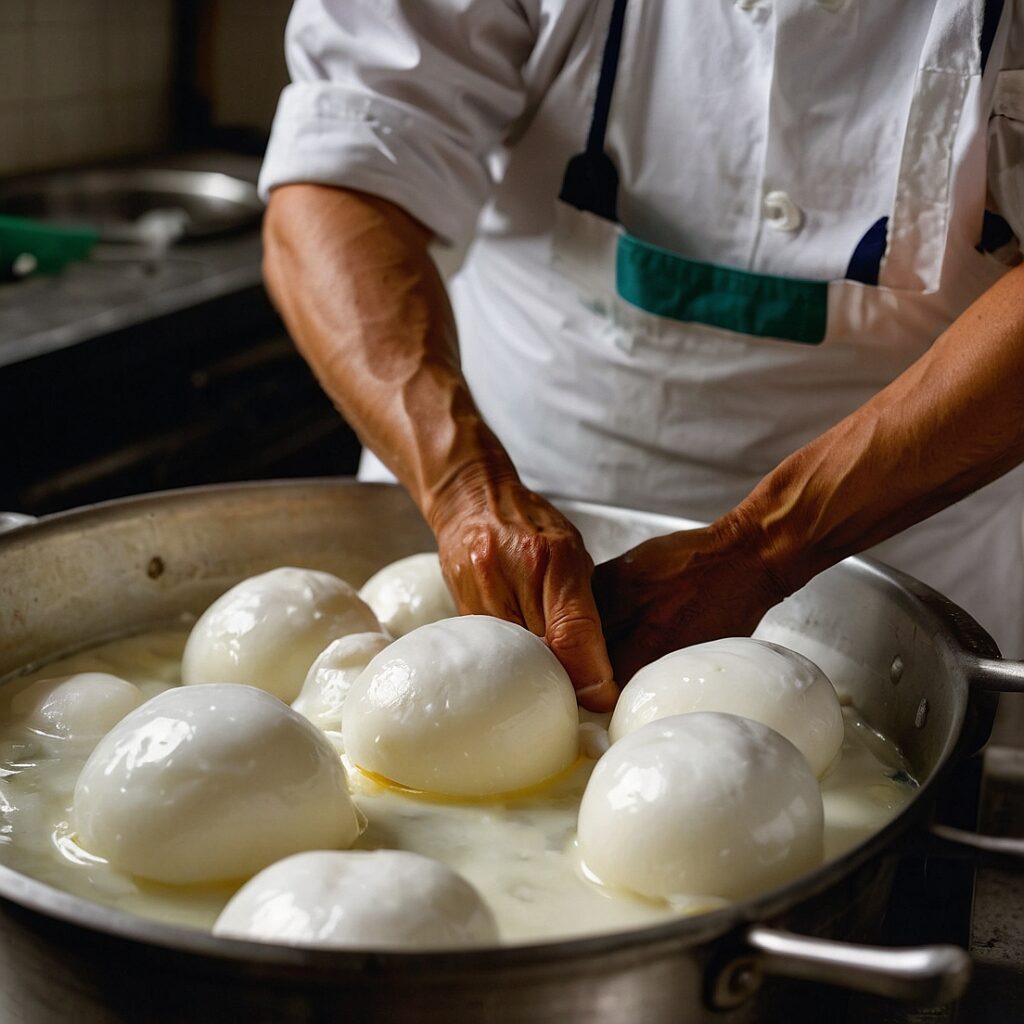 How Buffalo Mozzarella is Made