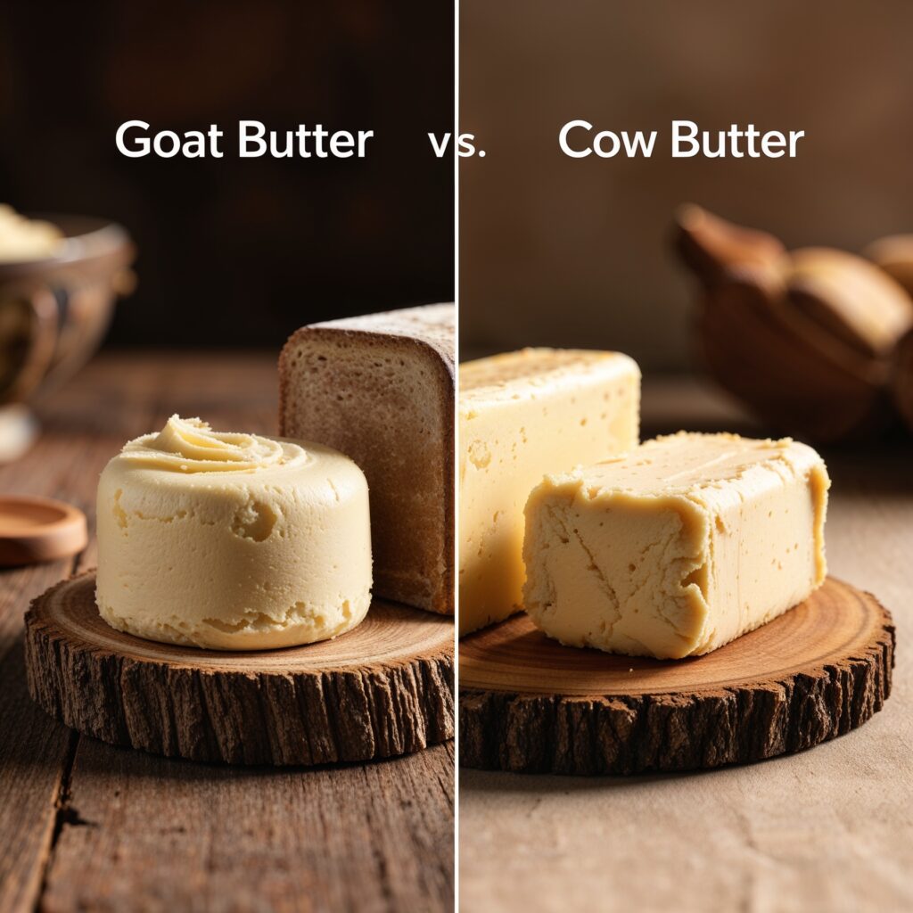 Differences Between Goat and Cow Butter Production