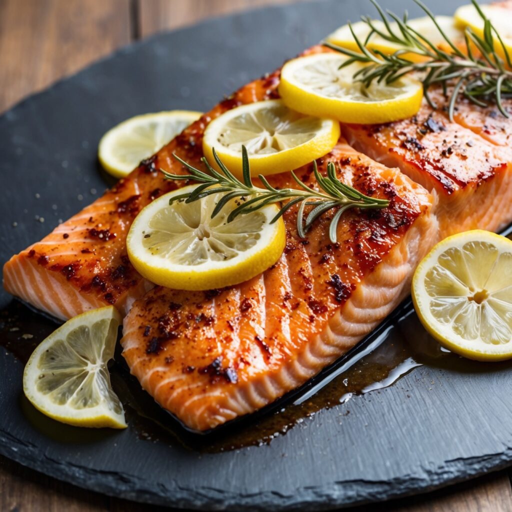 Grilled Lemon Herb Salmon