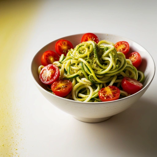 Zucchini Noodles with Pesto