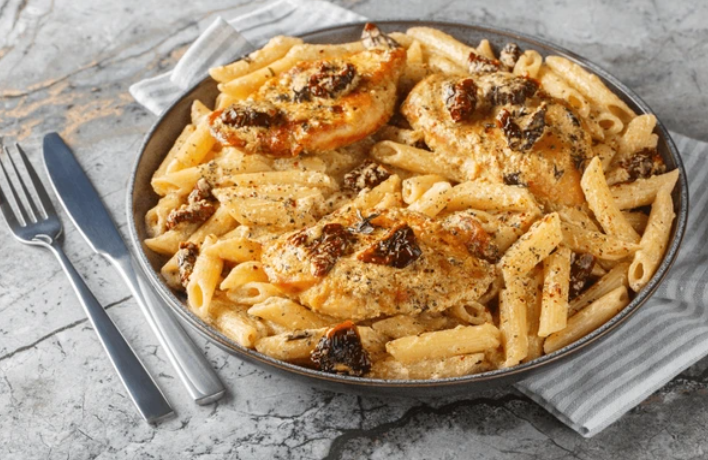 Garlic Parmesan Chicken Pasta