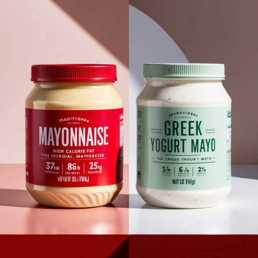 Comparing Greek Yogurt Mayonnaise with Traditional Mayonnaise